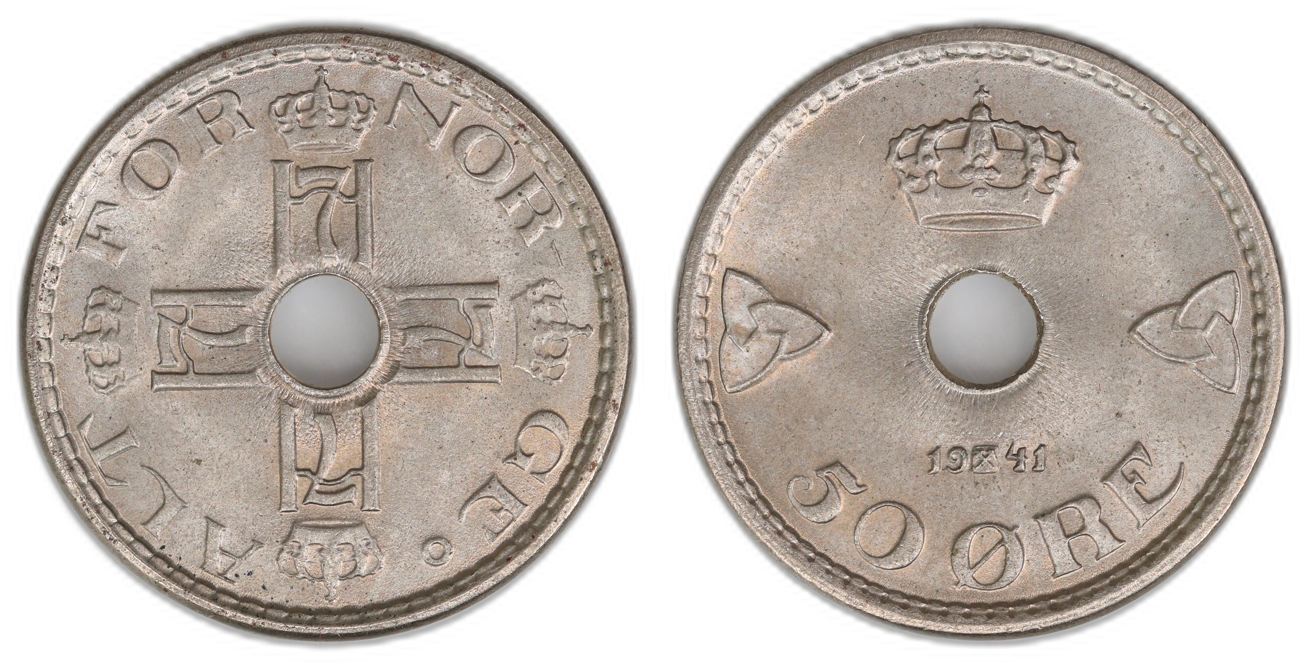 Norge 50 Øre 1941  Kv: 0