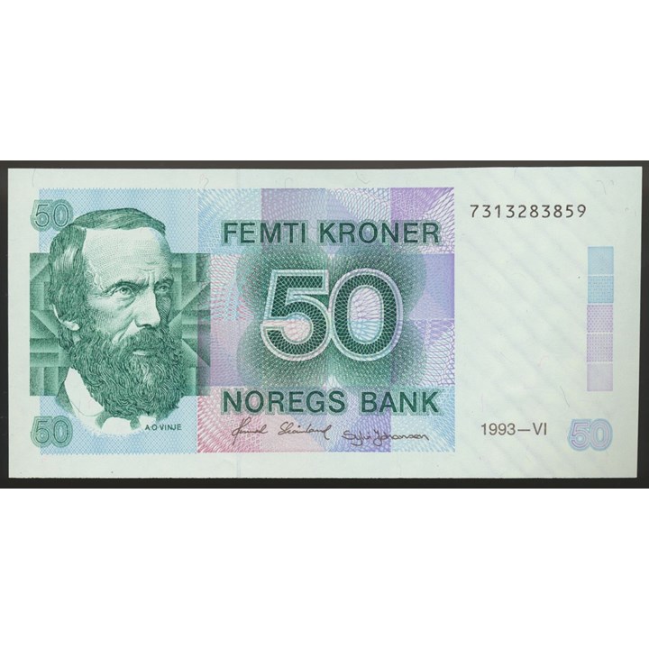 50 Kroner 1993 Kv 0