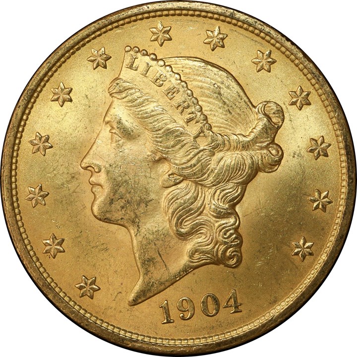 USA 20 Dollar 1904 Kv 01