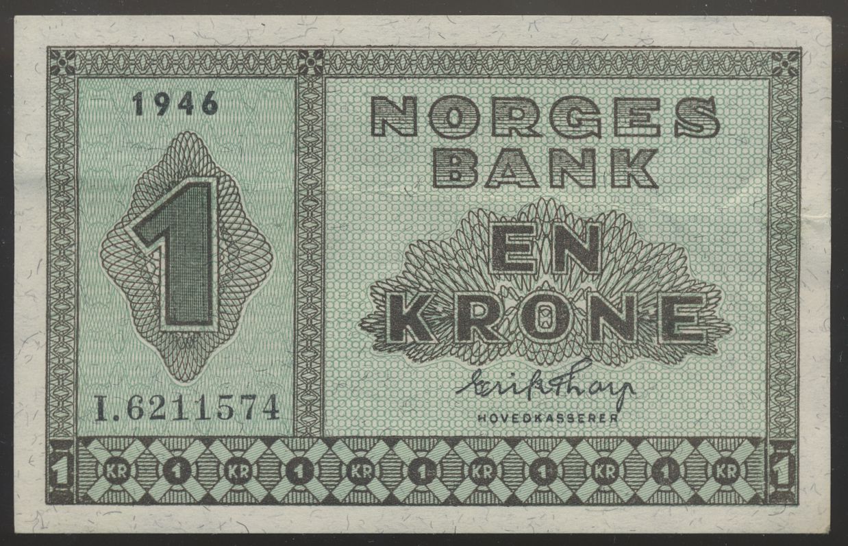 1 Krone 1946 I Kv 1+/01