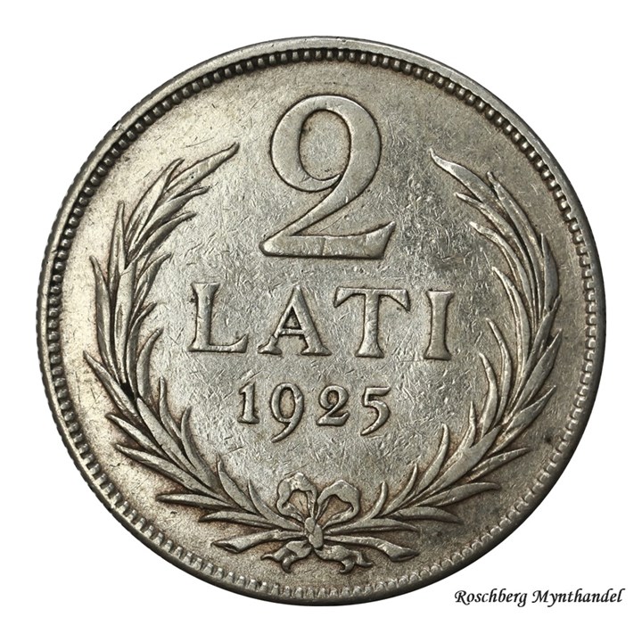 Latvia 2 Lati 1925 Kv 1+