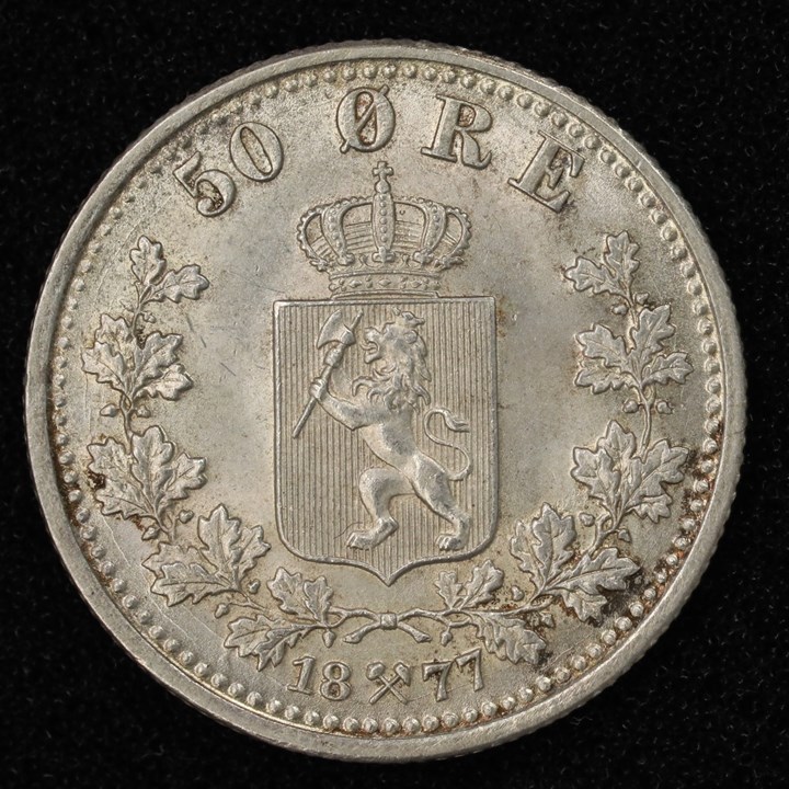 50 Øre 1877 Kv 0