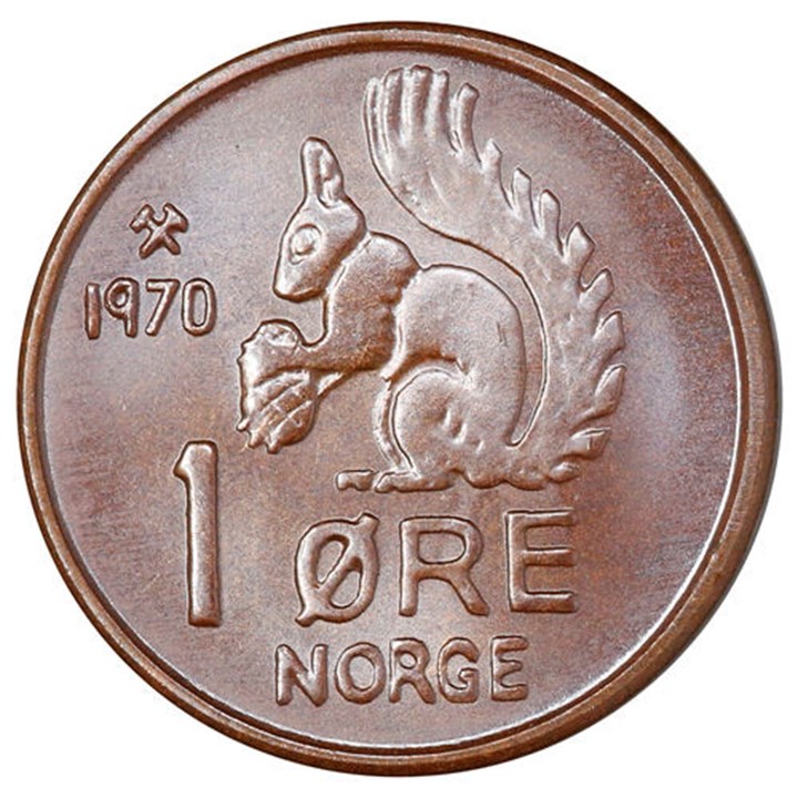 1 Øre 1970 Kv 0
