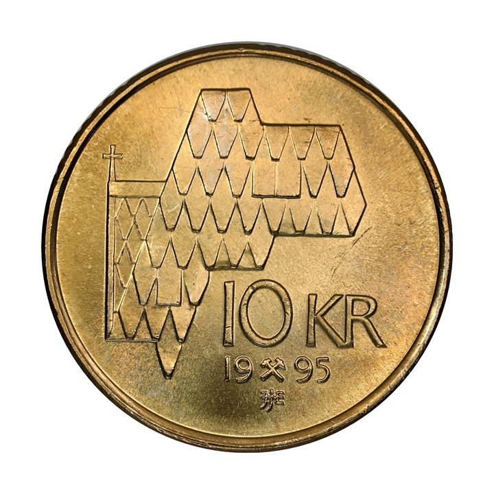 10 Kroner 1995 Kv 0