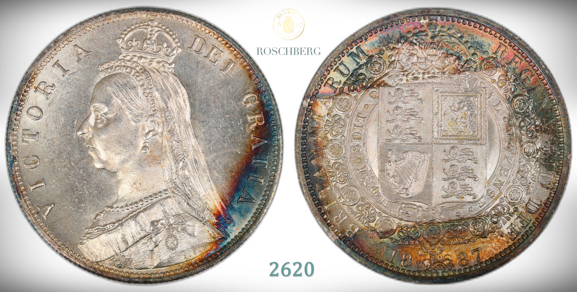 Great Britain Half Crown 1887  Kv: UNC