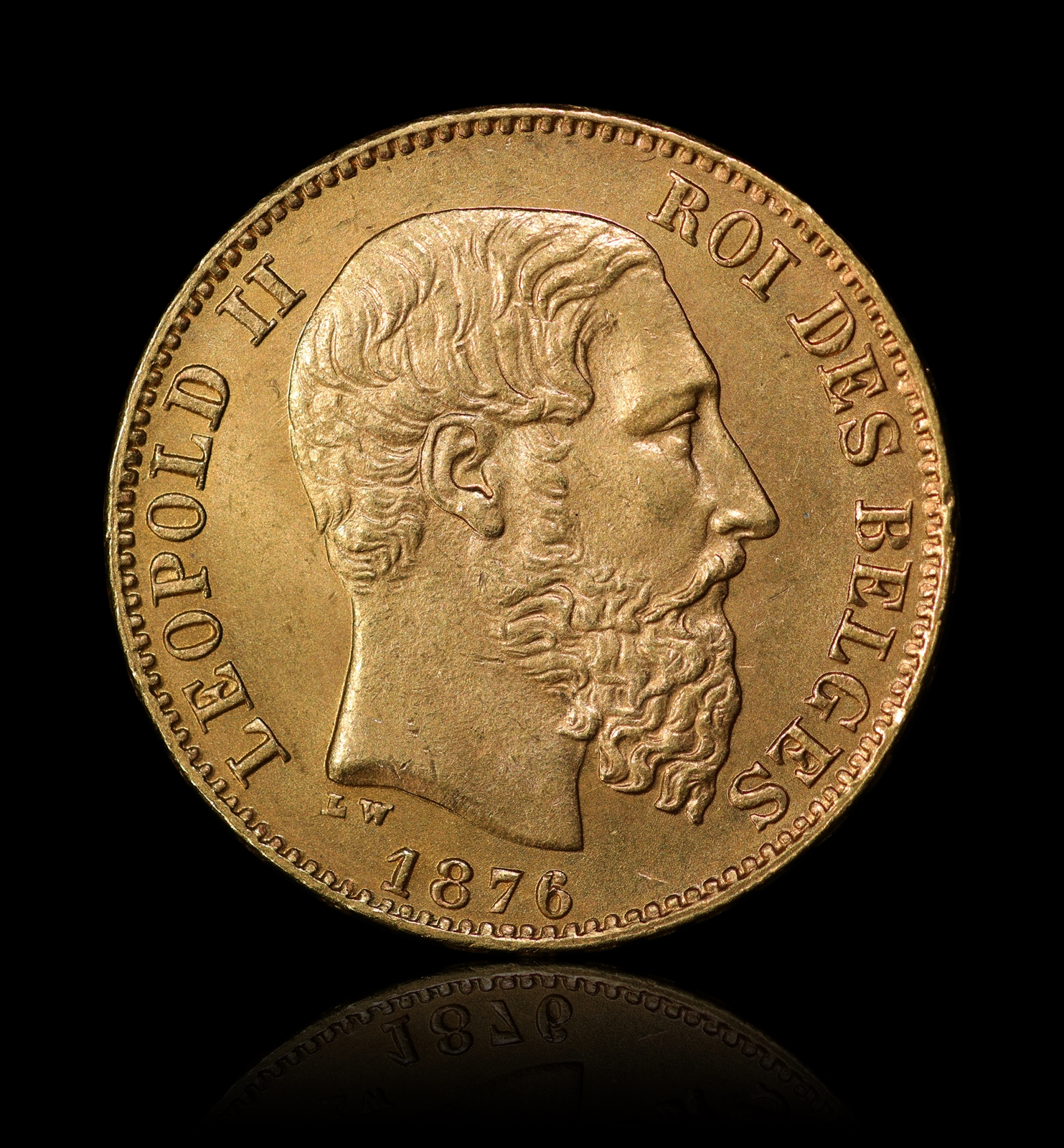 Belgia 20 Francs Leopold II