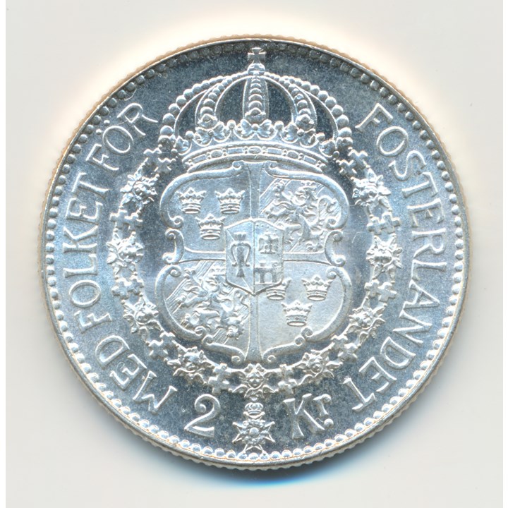 Sverige 2 Kronor 1934 Kv 0
