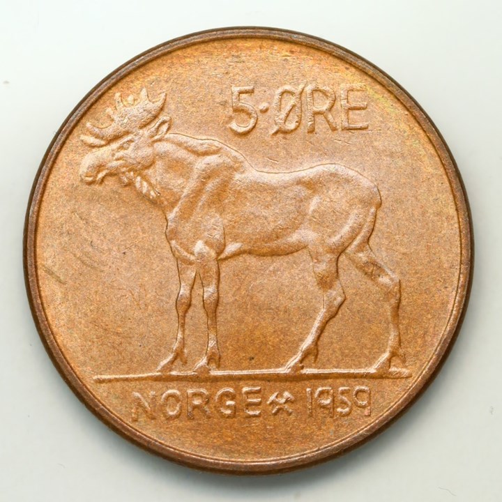5 Øre 1959 Kv 0