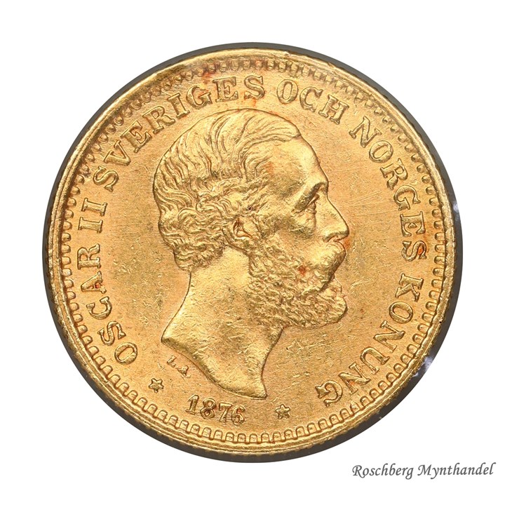 Sverige 10 Kronor 1876 Kv 01