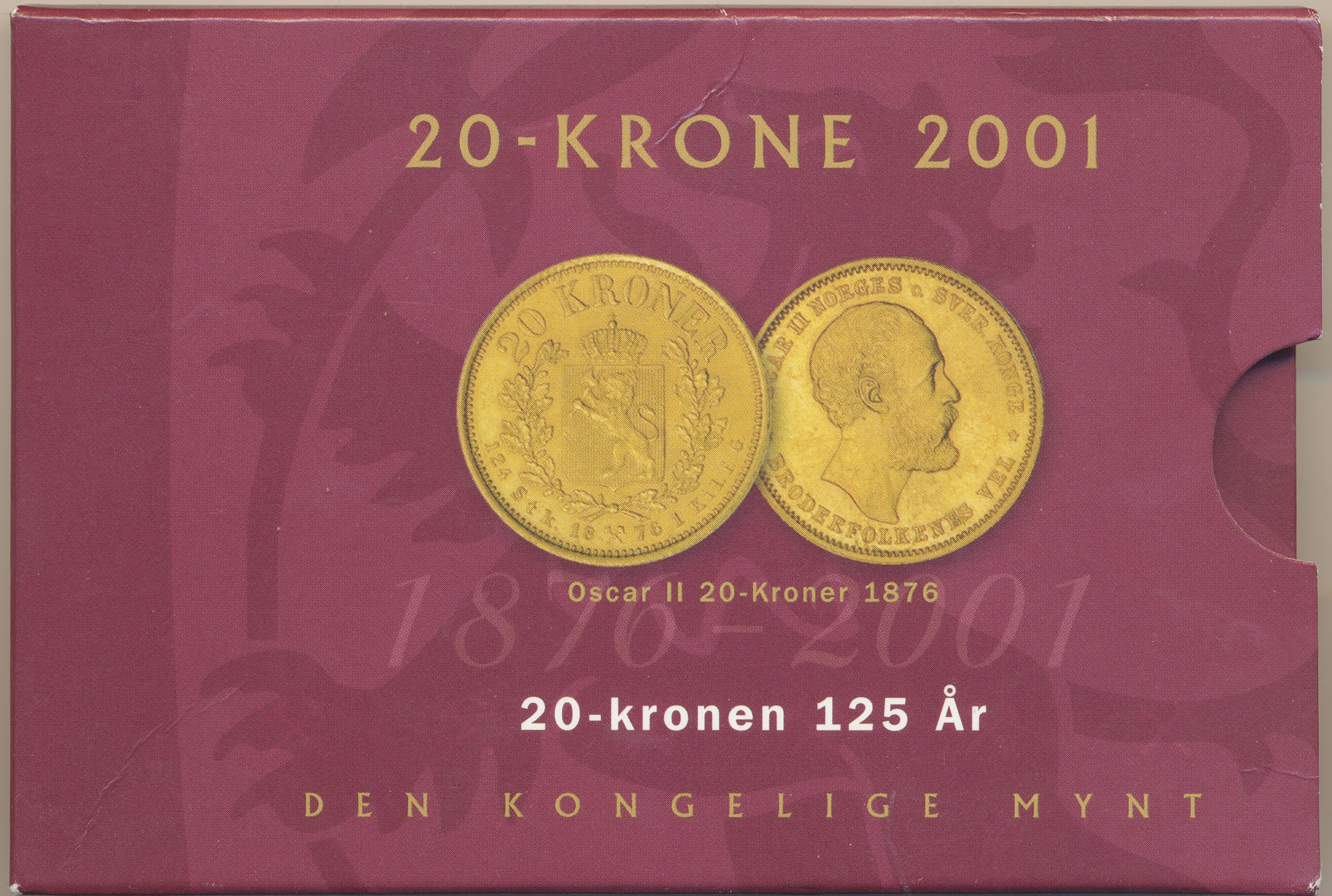 20 Kroner 2001 Med Stjerne BU