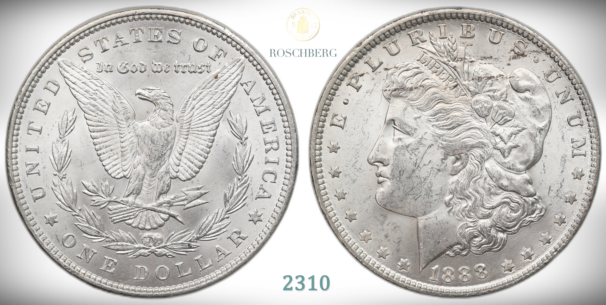 USA Dollar 1888  Kv: 0/01 (UNC)
