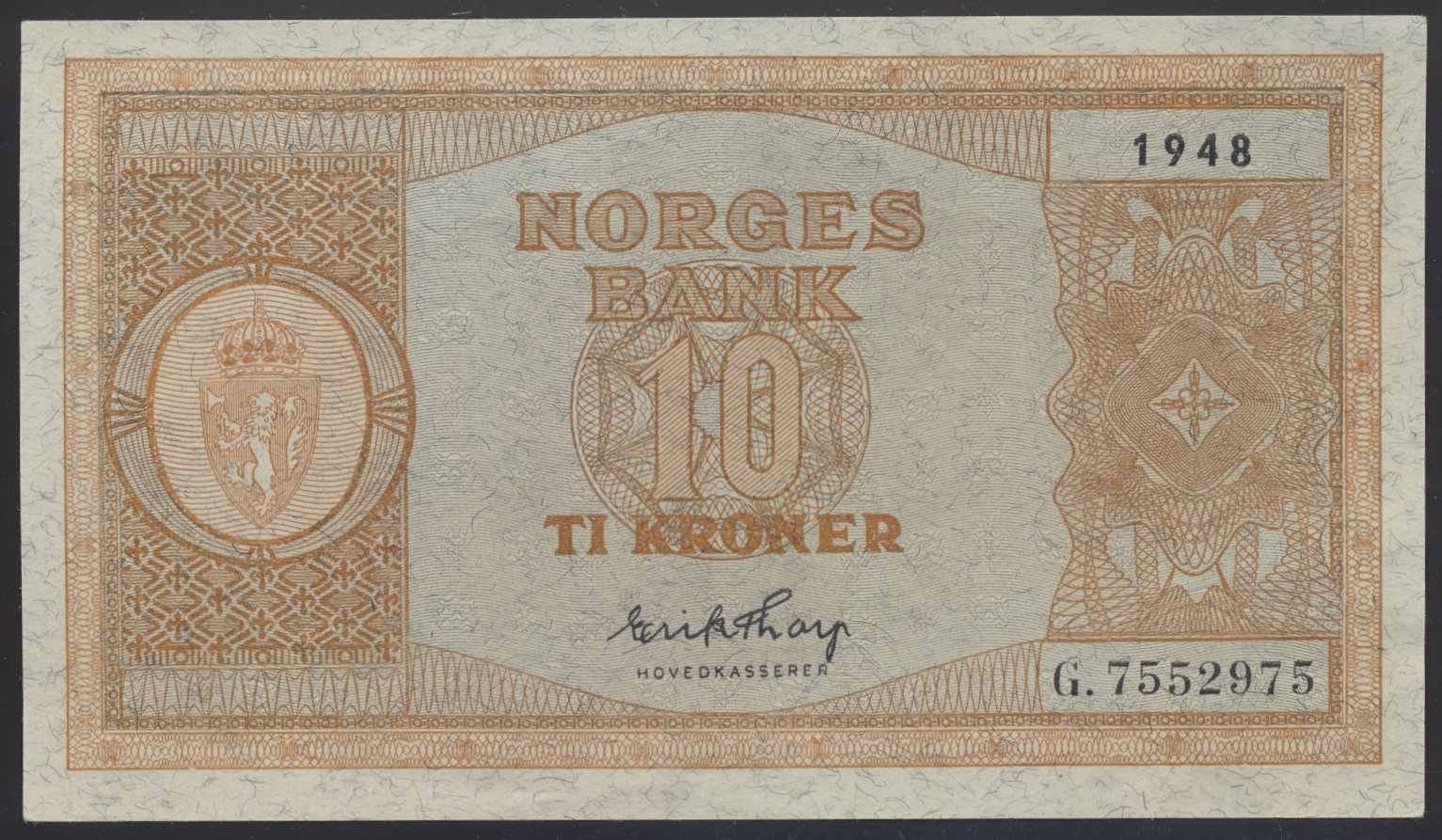 10 Kroner 1948 G Kv 01