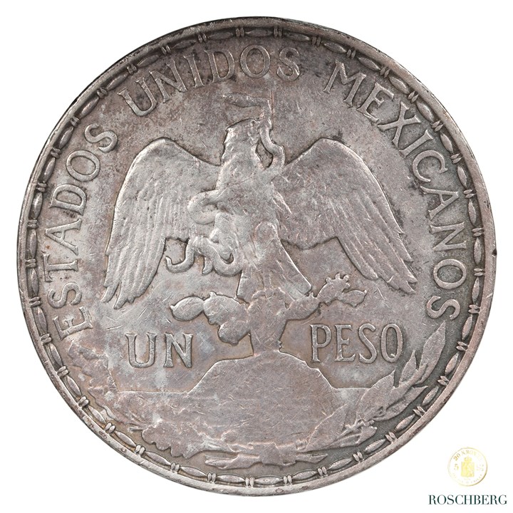 Mexico Peso 1910 Caballito Kv VF
