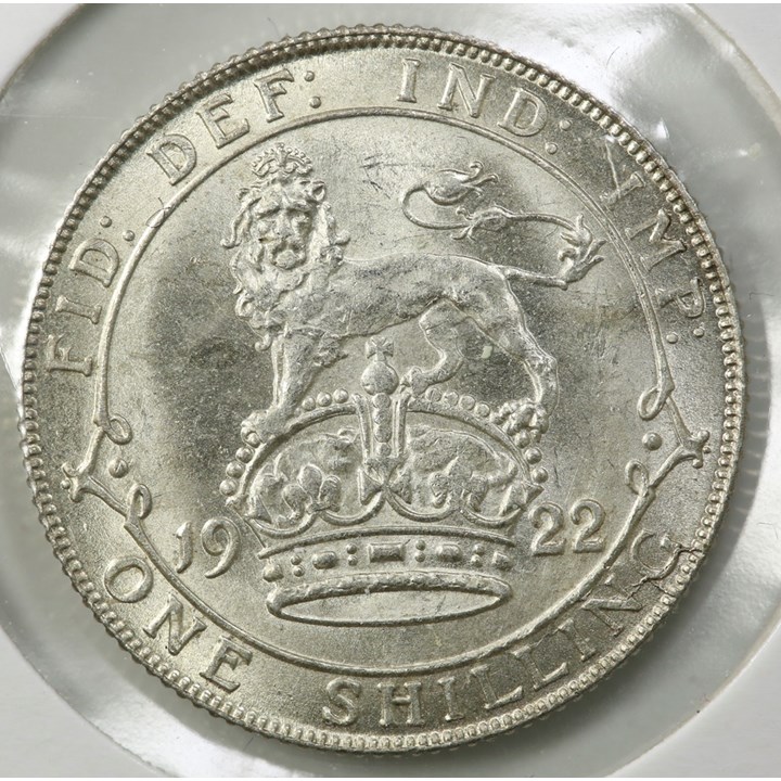 England Shilling 1922 Kv 0/01