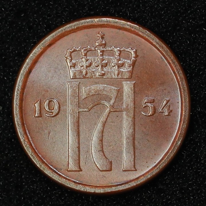 1 Øre 1954 Kv 0