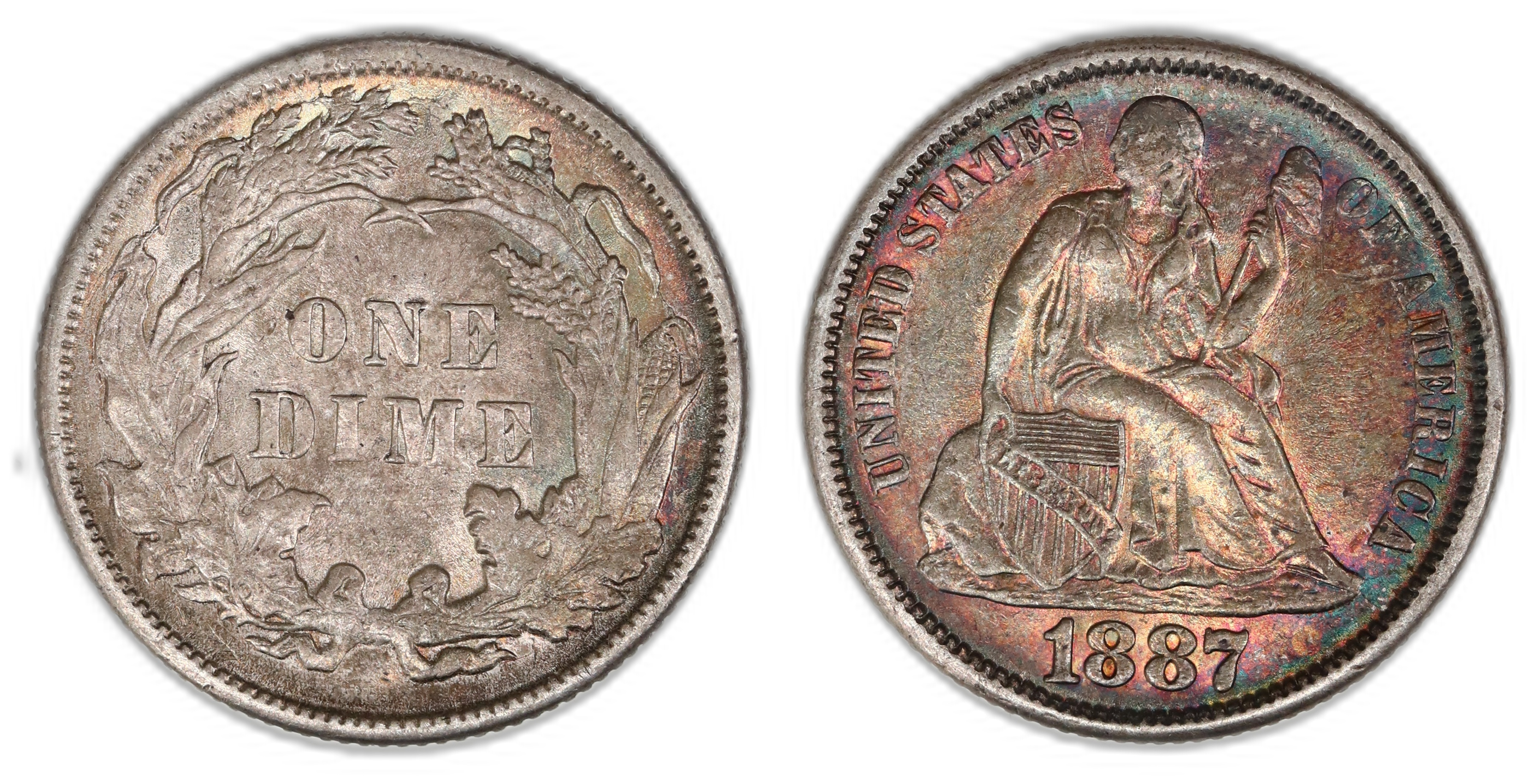 USA Dime 1886  Kv: AU