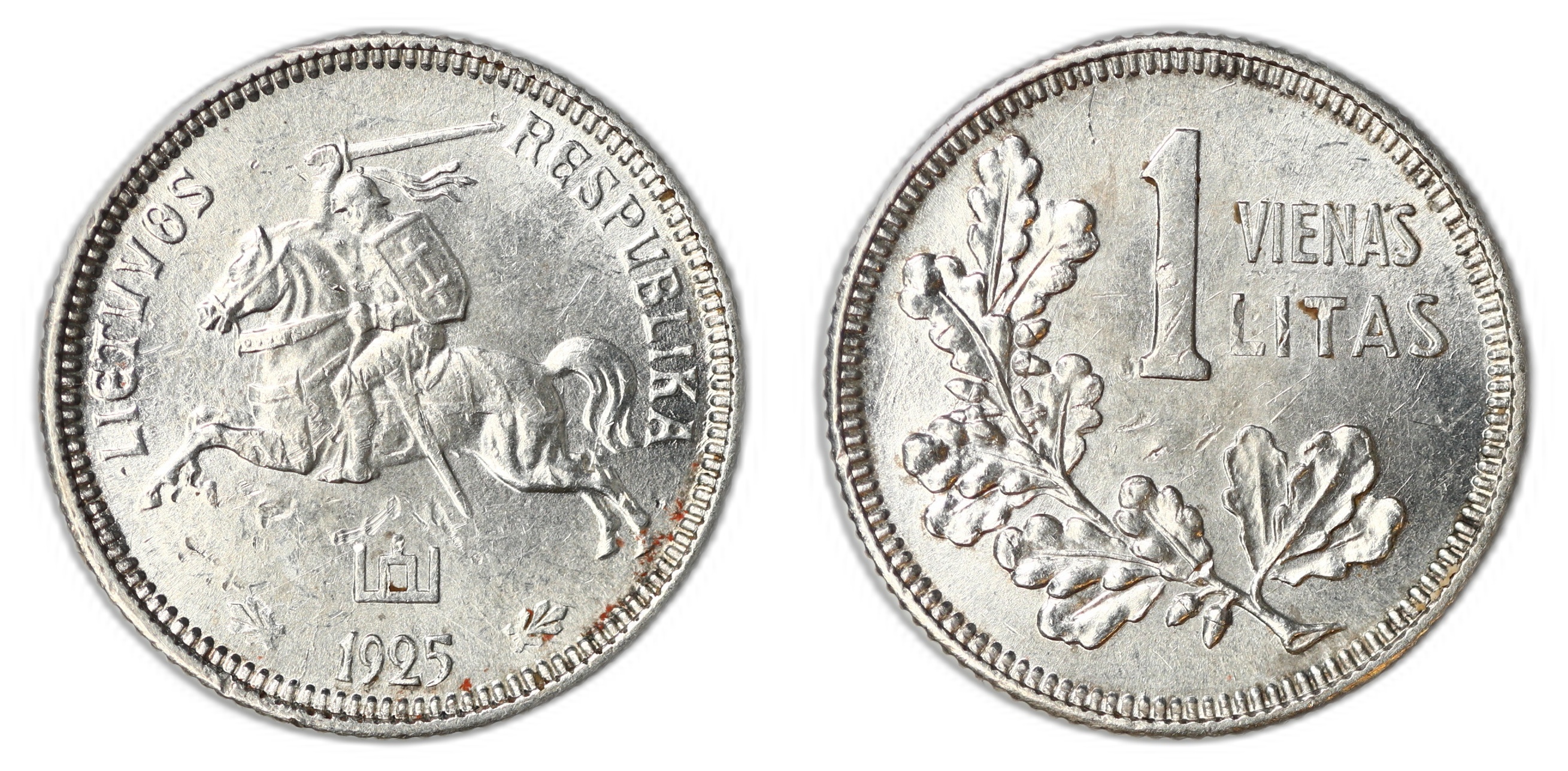 Lithuania 1 Litas 1925  Kv: UNC