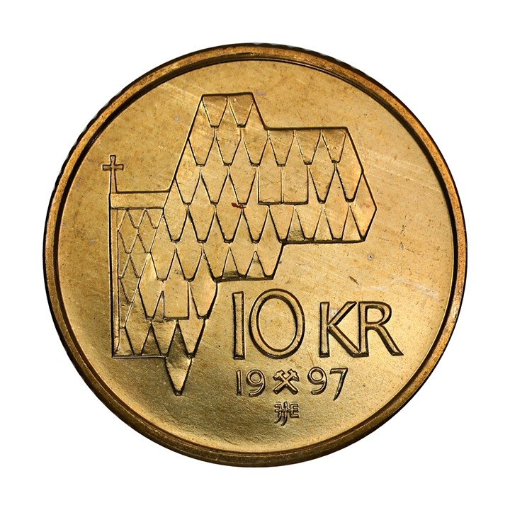 10 Kroner 1997 Kv 0