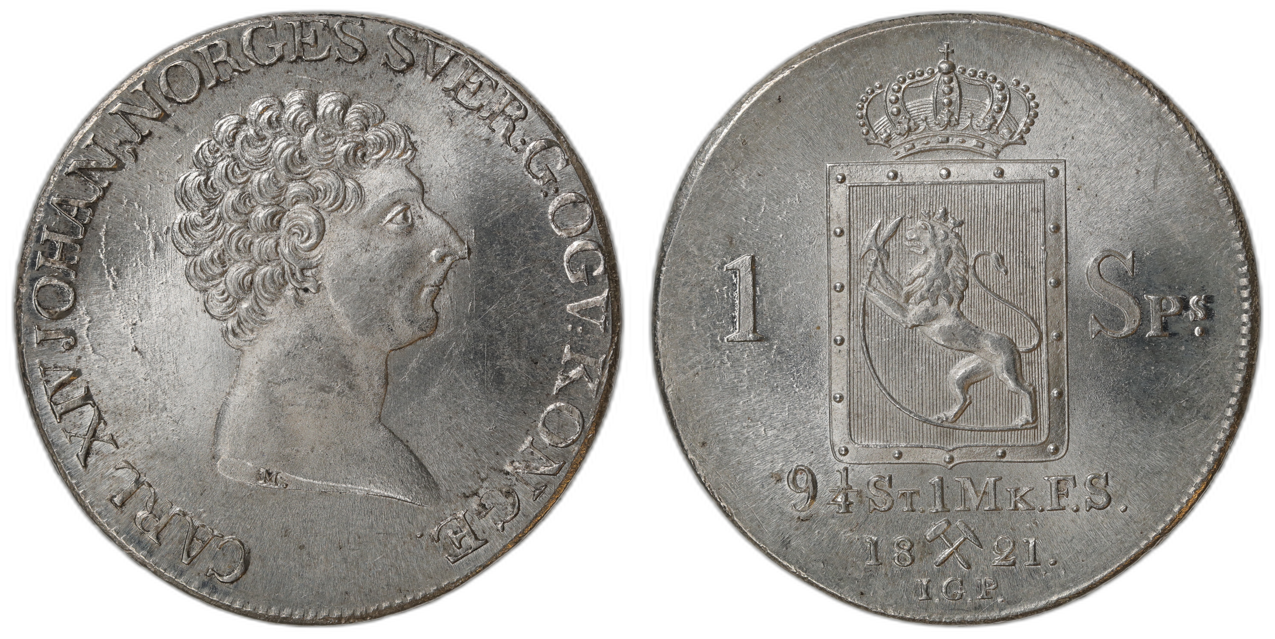 Norge 1 Speciedaler 1821 Kv: 0