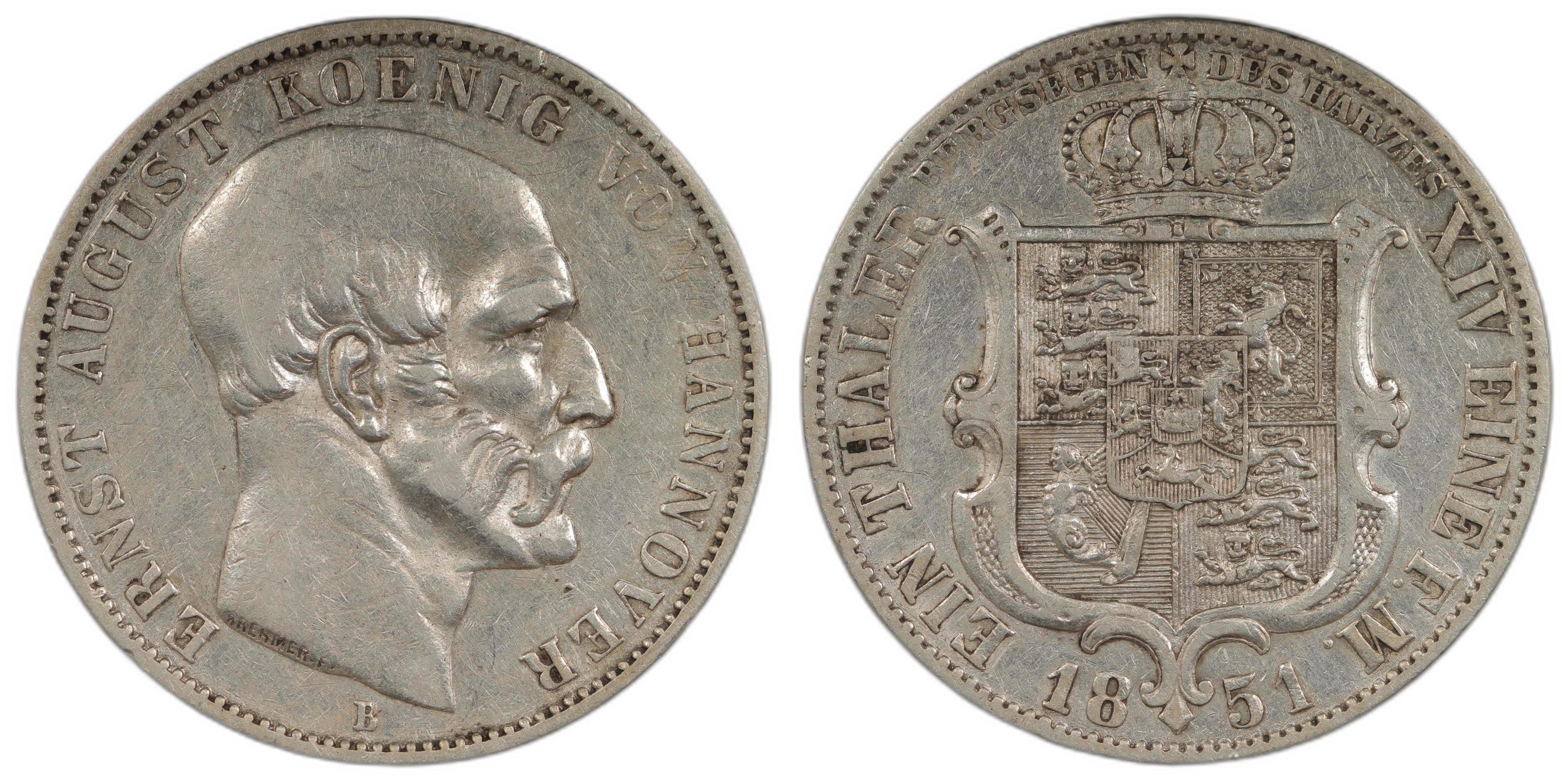 Hannover Thaler 1851 Kv XF
