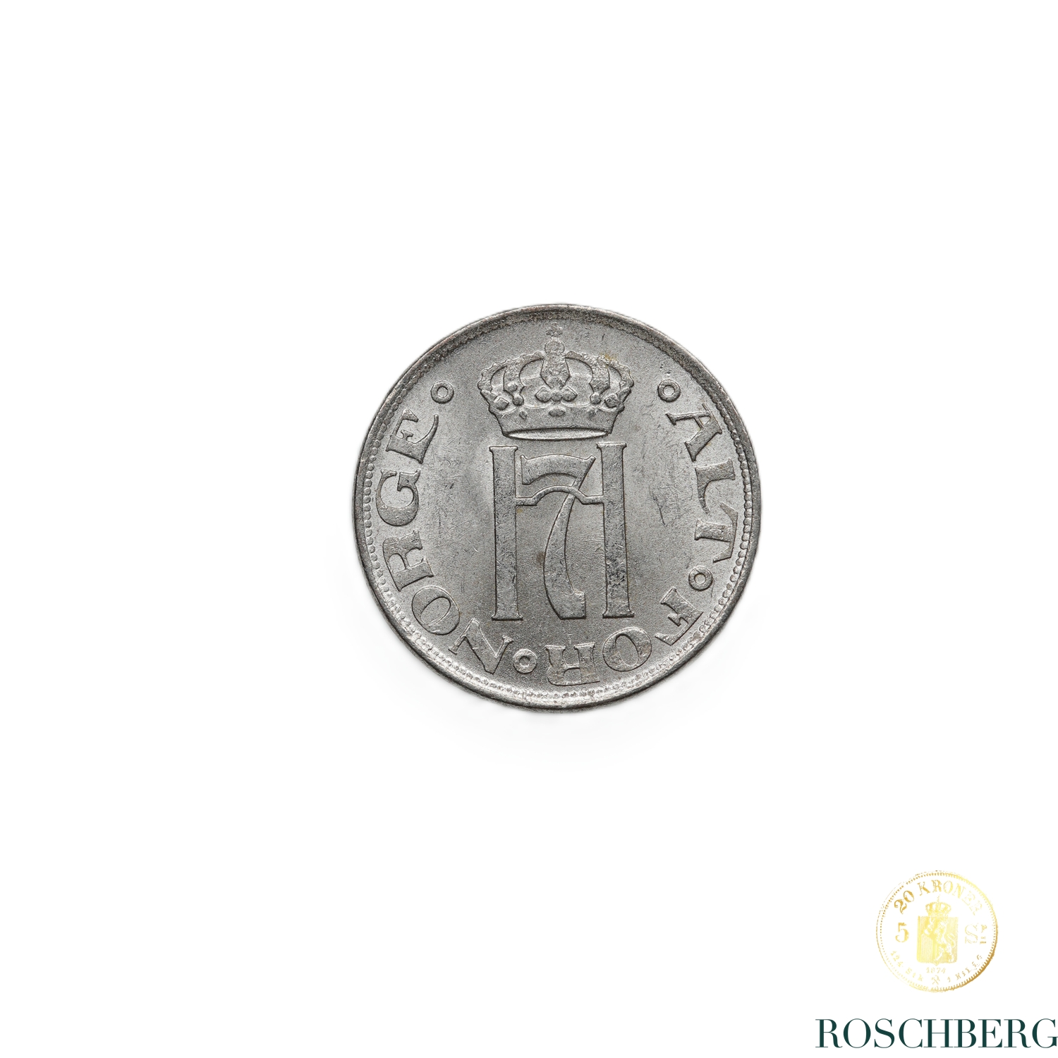 Norge 10 Øre 1918 Kv 0/01