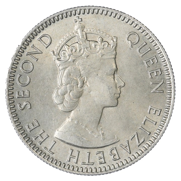 Seychelles 25 Cents 1964 UNC