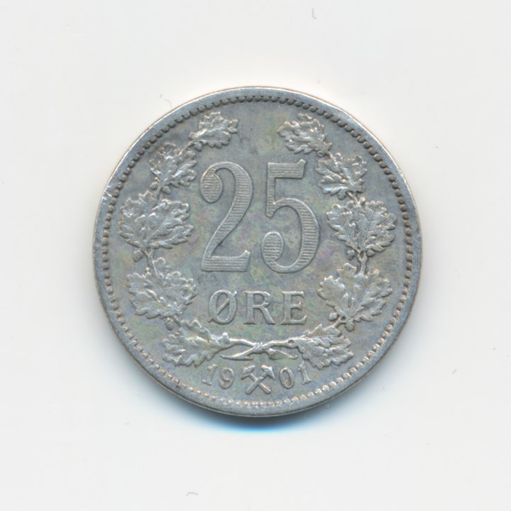 25 Øre 1901 Kv g1+