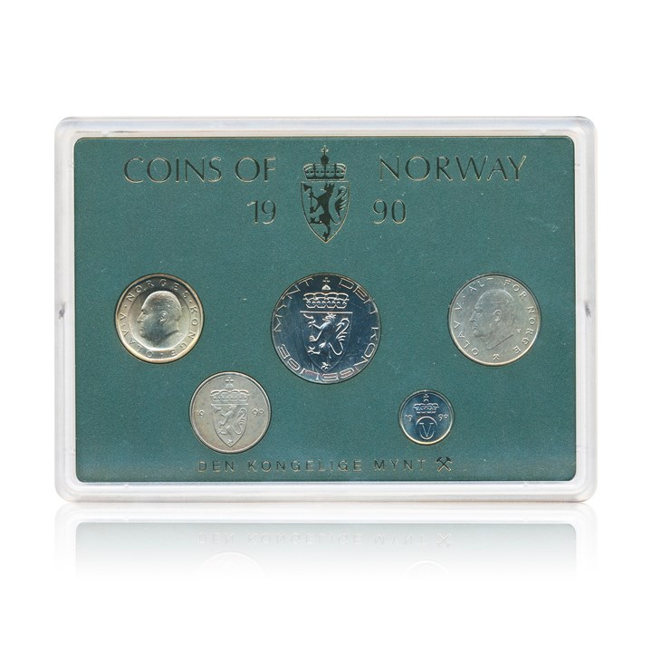 Myntsett 1990 Hardplast