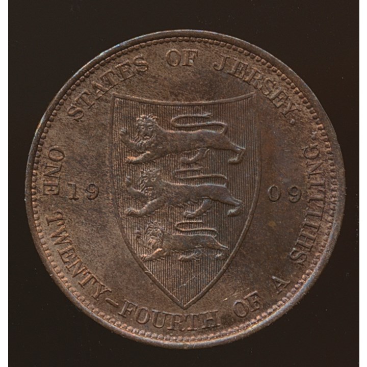 Jersey 1/24 Shilling 1909 UNC