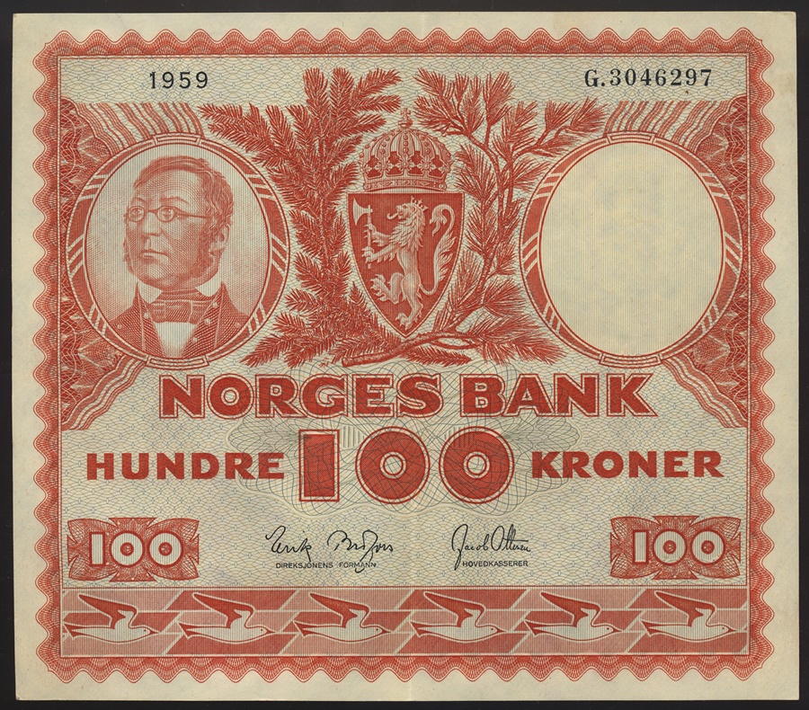 100 Kroner 1959 G Kv 01 (AU)