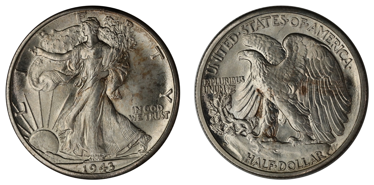 USA 50 Cents 1943-D UNC