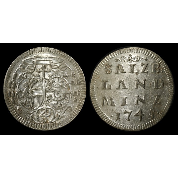 Austria 4 Kreuzer 1745 AU UNC