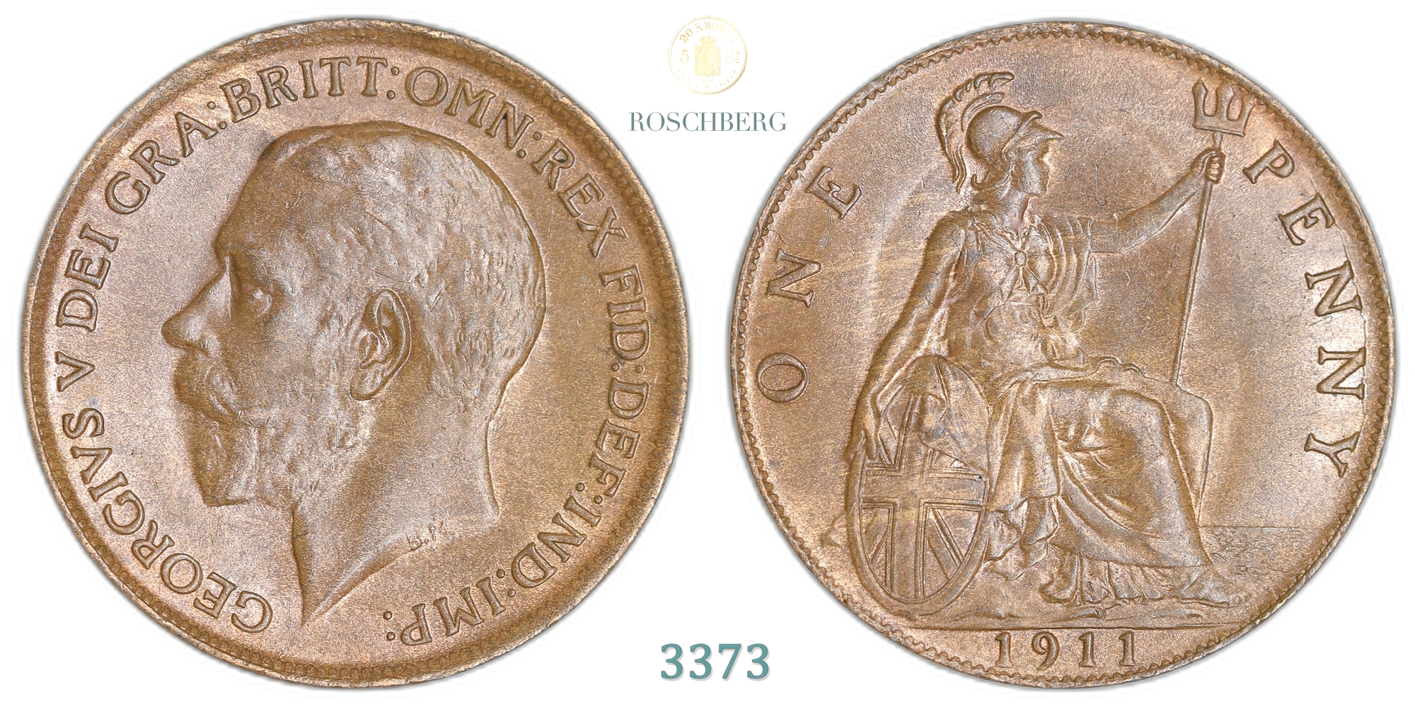 Great Britain 1 Penny 1911  Kv: UNC