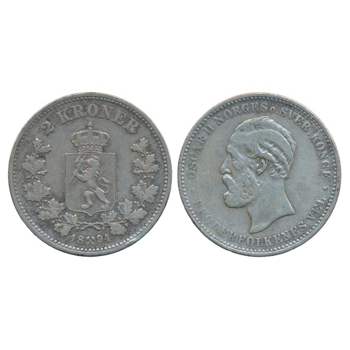 2 Kroner 1894 Kv 1, KH