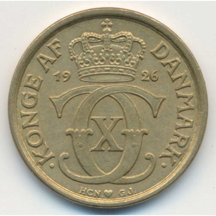 Danmark 1/2 Krone 1926 Kv 01