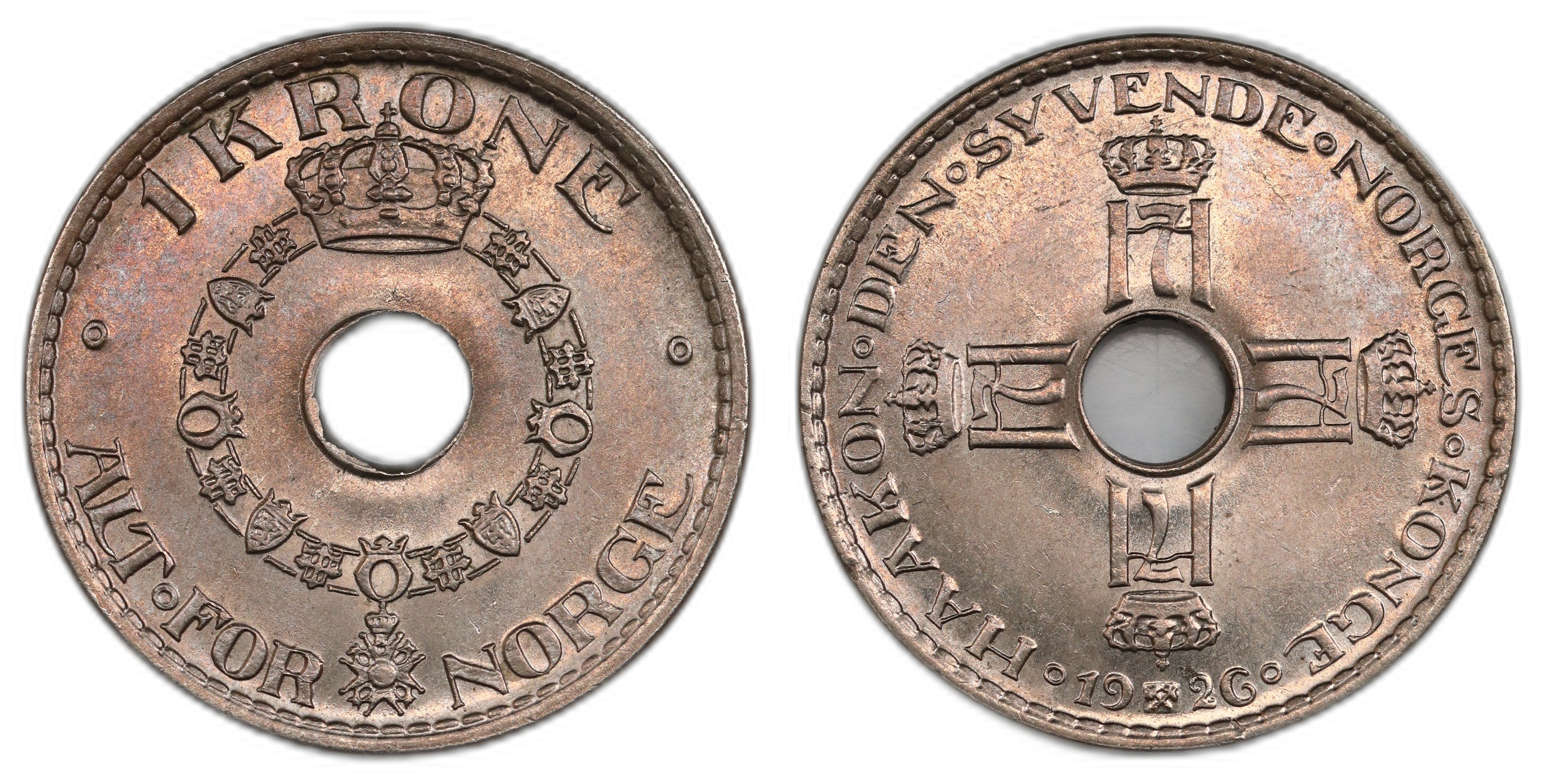 Norge 1 Krone 1926 Kv: 0