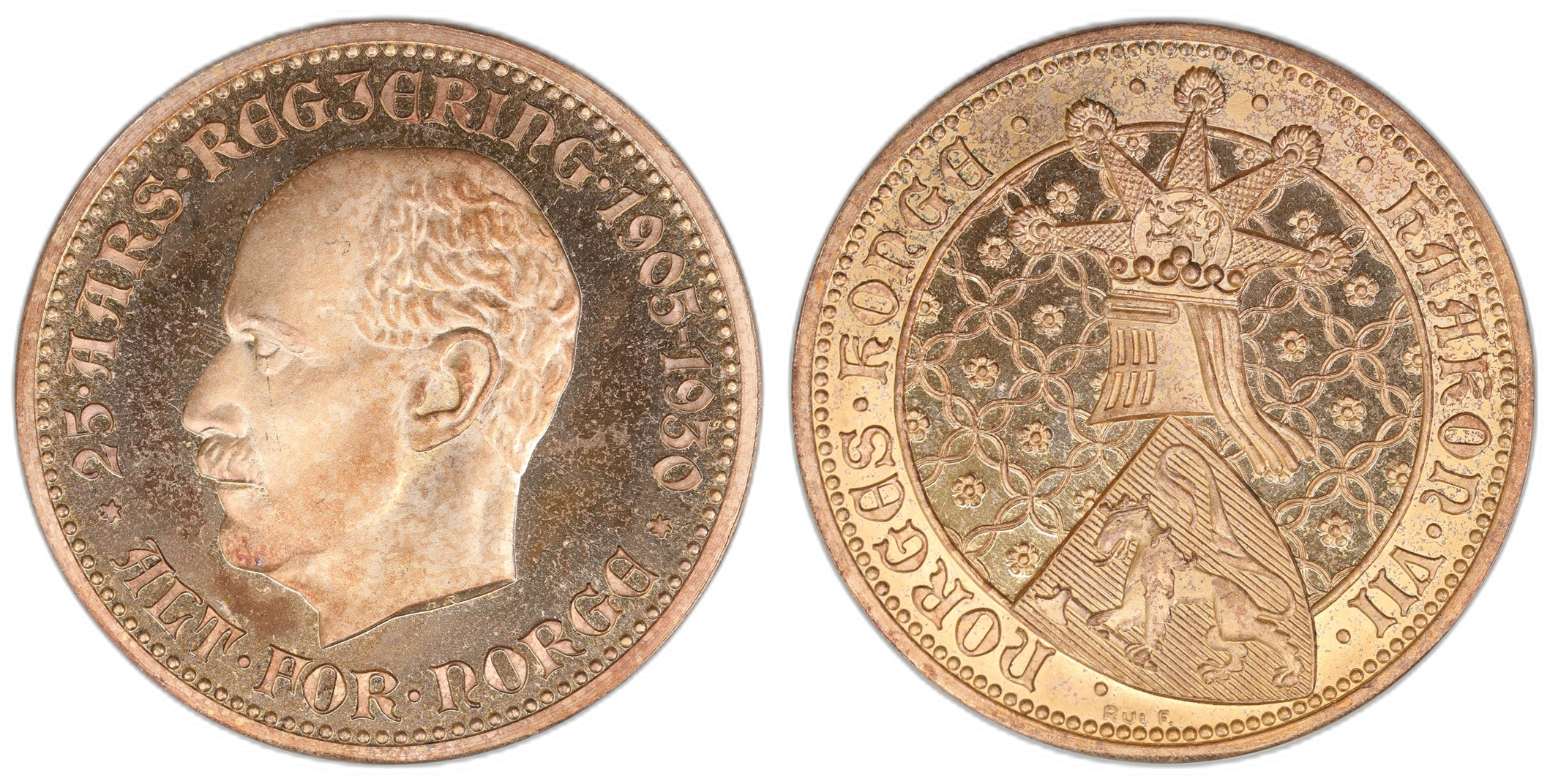 Haakon VII 25 Års Regjering 1930 Tambak Kv: 0