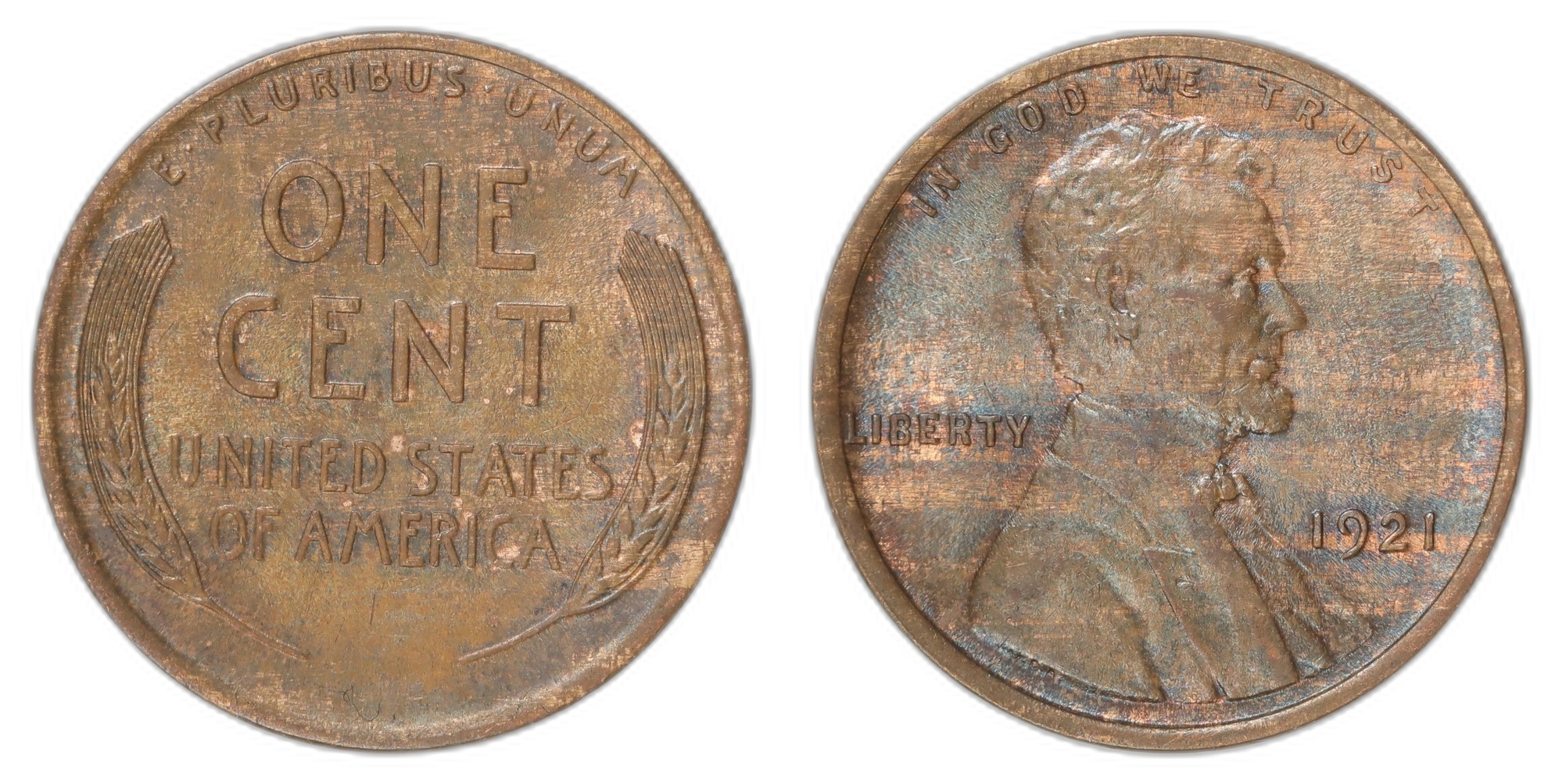 USA Cent 1921 Kv UNC