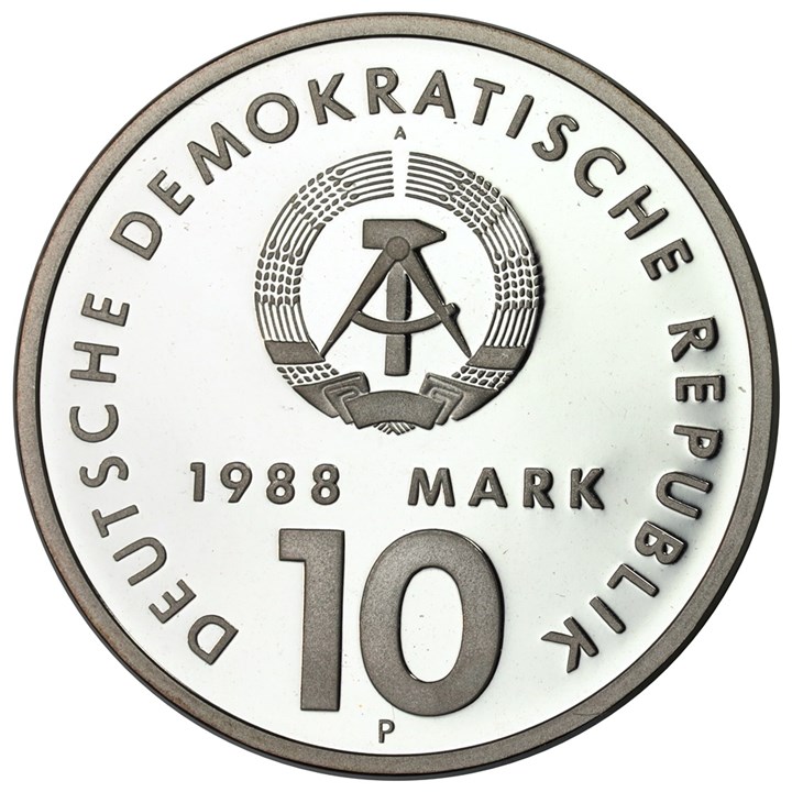 DDR 10 Mark 1983 PROBE Proof