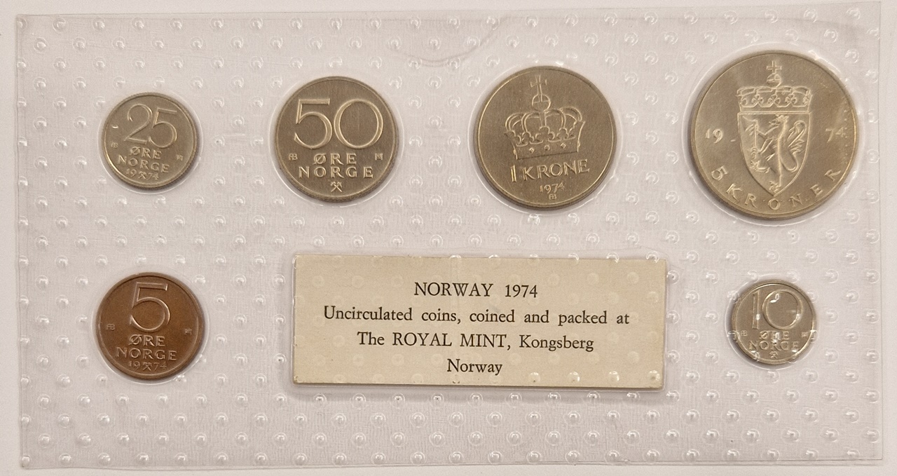 Myntsett 1974 Mykplast
