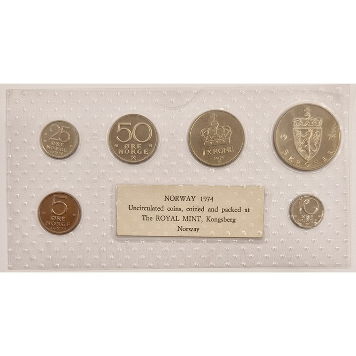 Myntsett 1974 Mykplast