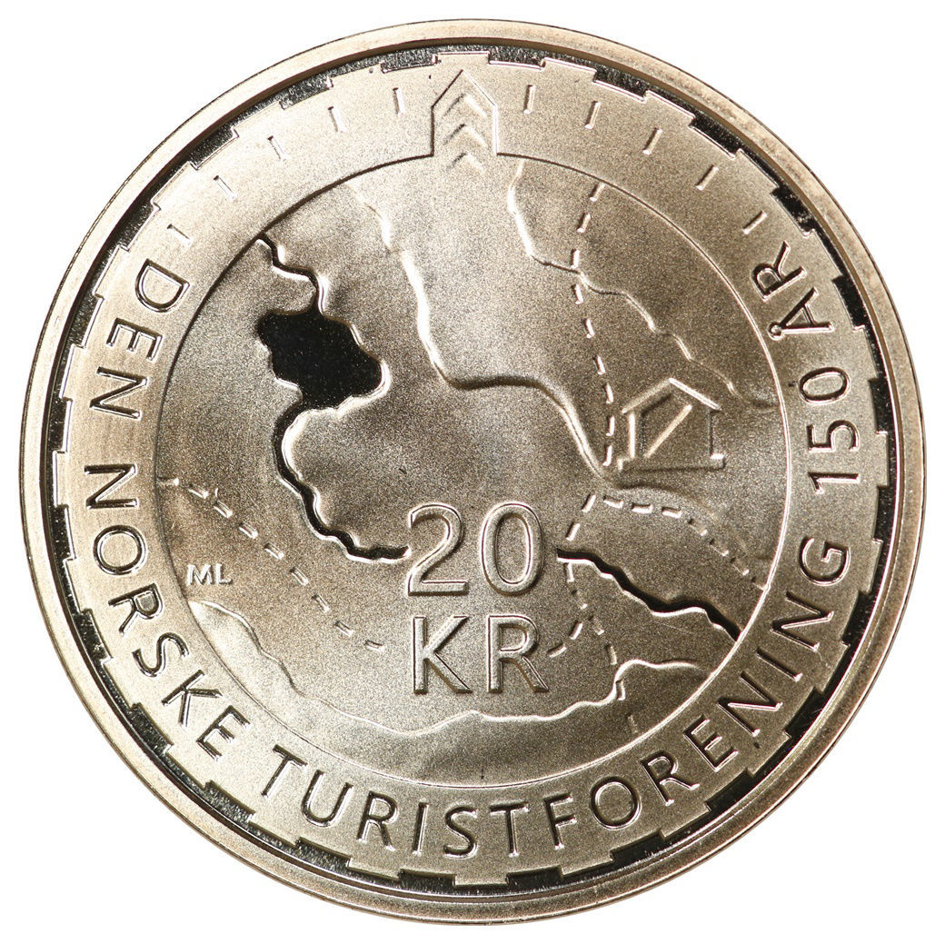 20 Kroner 2018 Turistforeningen Proof