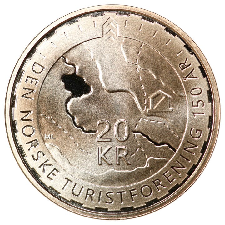 20 Kroner 2018 Turistforeningen Proof