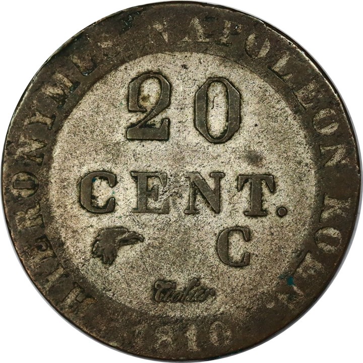 Westphalen 20 Centimes 1813 Kv 1+