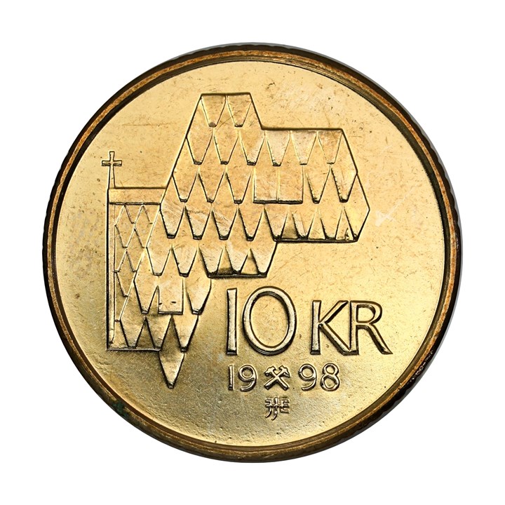 10 Kroner 1998 Kv 0
