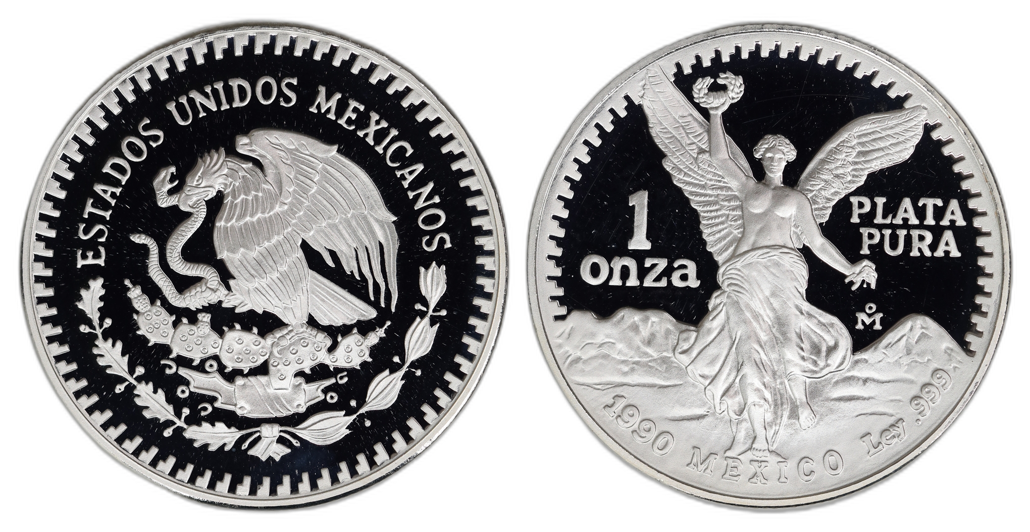Mexico Onza 1990  Kv: Proof