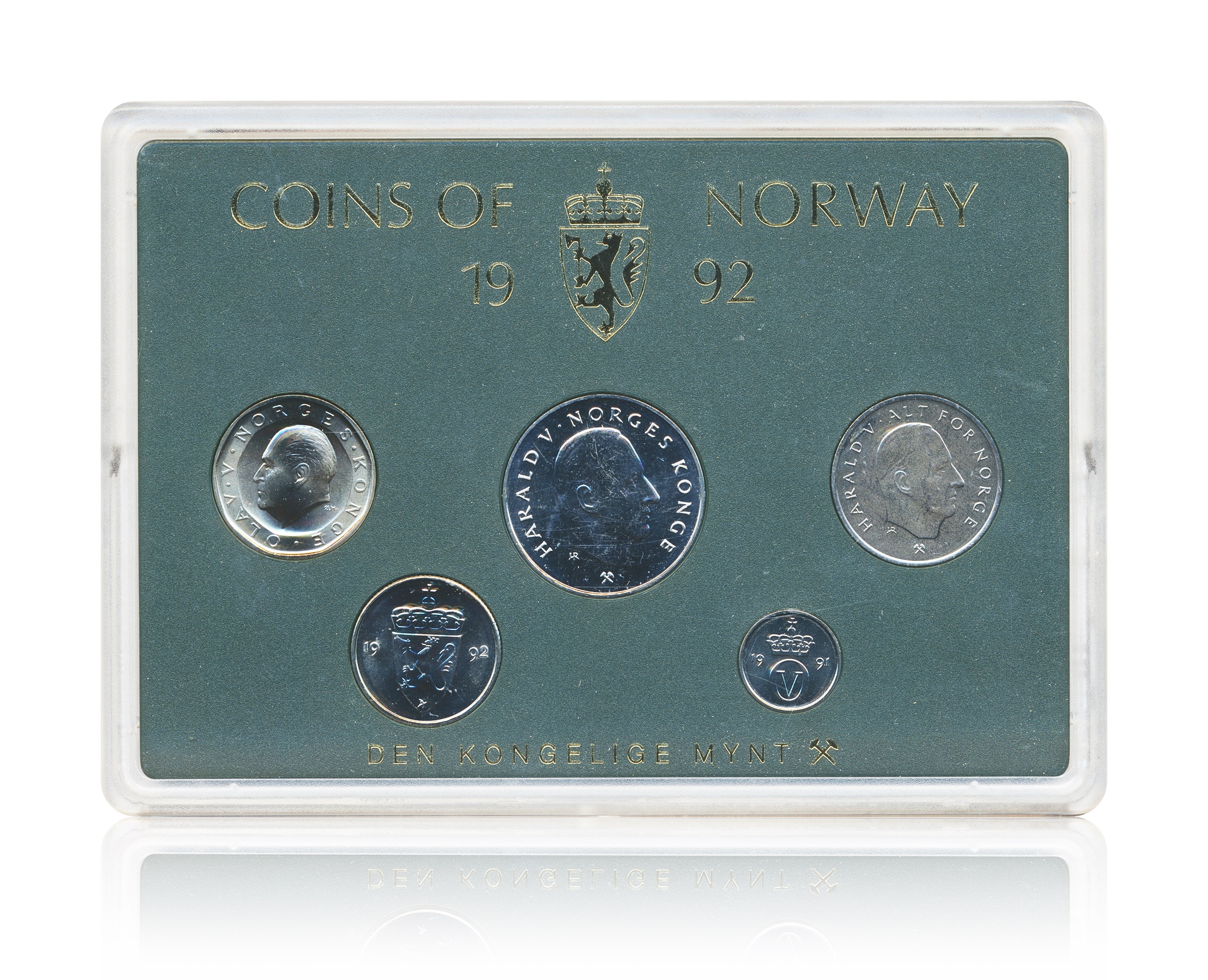 Myntsett 1992 Hardplast