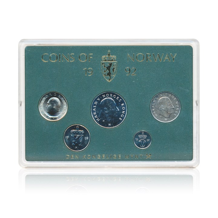 Myntsett 1992 Hardplast