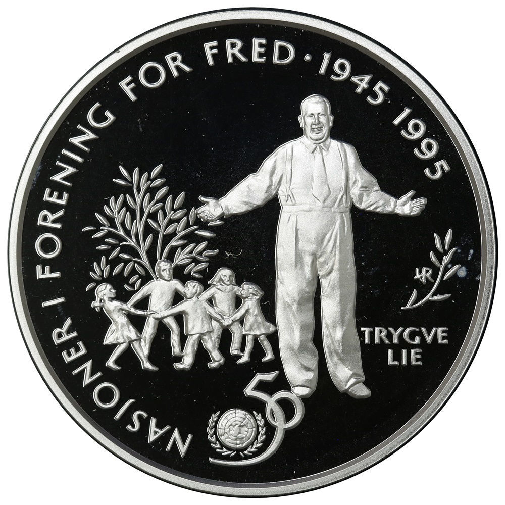 50 Kroner Sølv 1995 FN 50 År