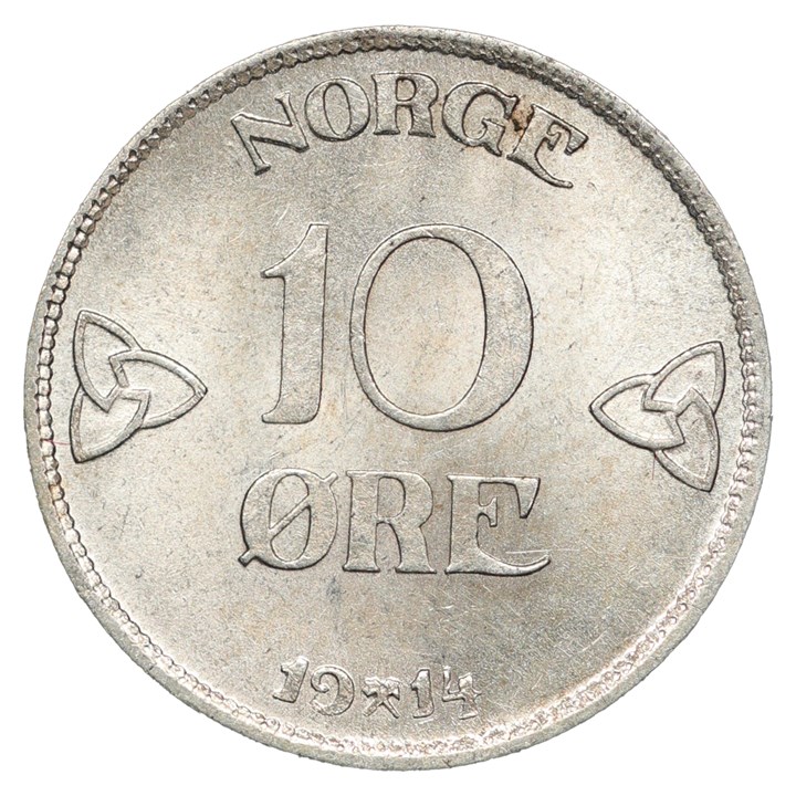 10 Øre 1914 Kv 0